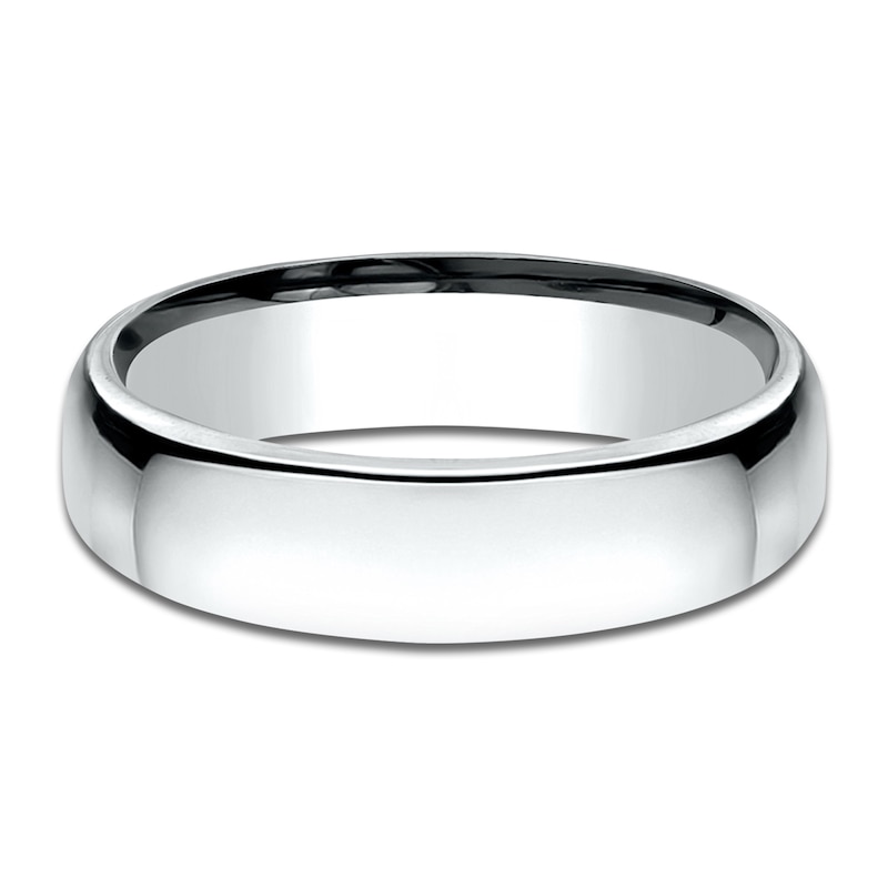 Main Image 3 of Wedding Band 10K White Gold 5.5mm