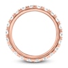 Thumbnail Image 2 of Certified Diamond Eternity Band 1-3/4 to 2-1/3 ct tw 14K Rose Gold