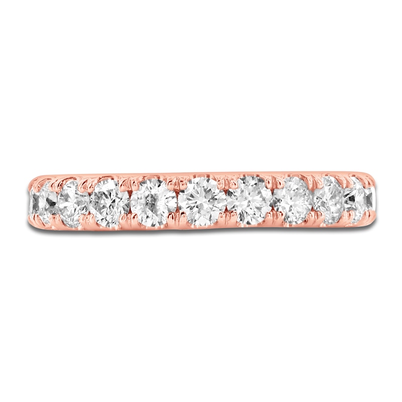 Main Image 3 of Certified Diamond Eternity Band 1-3/4 to 2-1/3 ct tw 14K Rose Gold