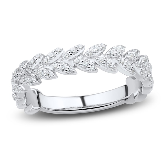Diamond Wedding Band 14 ct tw Round 14K White Gold