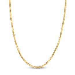 Franco Chain Necklace 2.6mm Semi-Solid 14K Yellow Gold 20"