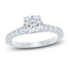 Thumbnail Image 1 of Diamond Hidden Halo Engagement Ring 1-1/2 ct tw Round 14K White Gold