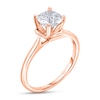 Thumbnail Image 2 of Diamond Solitaire Floral Engagement Ring 1-1/2 ct tw Round 14K Rose Gold (I2/I)