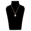 Thumbnail Image 1 of Diamond Drop Necklace 1/2 ct tw Round/Baguette 14K Yellow Gold