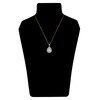 Thumbnail Image 2 of Diamond Drop Necklace 1/2 ct tw Round/Baguette 14K Yellow Gold