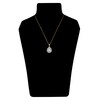 Thumbnail Image 1 of Diamond Drop Necklace 1/2 ct tw Round/Baguette 14K Yellow Gold