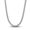 Thumbnail Image 1 of Men's Solid Curb Chain Necklace Stainless Steel 8mm 22"