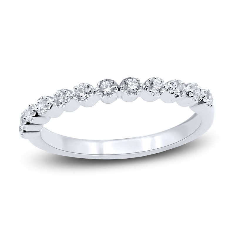 Main Image 1 of Diamond Wedding Band 1/5 ct tw Round 14K White Gold