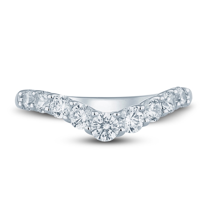 Main Image 3 of Pnina Tornai Lab-Grown Diamond Contour Anniversary Band 1 ct tw Round 14K White Gold