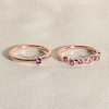 Thumbnail Image 4 of Juliette Maison Natural Ruby & Natural Amethyst Ring 10K Rose Gold
