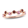 Thumbnail Image 1 of Juliette Maison Natural Pink Tourmaline & Natural Garnet Ring 10K Rose Gold