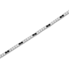 Thumbnail Image 2 of 1933 by Esquire Men's Natural White Topaz & Natural Black Spinel Tennis Bracelet Sterling Silver 8.5"