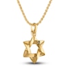 Thumbnail Image 3 of 1933 by Esquire Men's Star of David Pendant Necklace 14K Yellow Gold-Plated Sterling Silver 22"