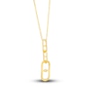 Thumbnail Image 2 of Mariner Link Chain Diamond Accent 14K Yellow Gold 18"