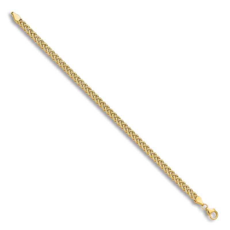 Main Image 2 of High-Polish Link Bracelet 14K Yellow Gold 7.5"