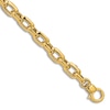 Thumbnail Image 1 of High-Polish Oval Link Bracelet 14K Yellow Gold 7.5"