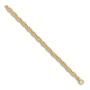 Thumbnail Image 2 of High-Polish Oval Link Bracelet 14K Yellow Gold 7.5"