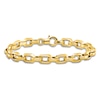Thumbnail Image 3 of High-Polish Oval Link Bracelet 14K Yellow Gold 7.5"