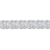 Thumbnail Image 1 of Diamond XO Tennis Bracelet 1 ct tw Round 14K White Gold 7"