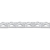 Thumbnail Image 2 of Diamond XO Tennis Bracelet 1 ct tw Round 14K White Gold 7"