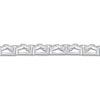 Thumbnail Image 3 of Diamond XO Tennis Bracelet 1 ct tw Round 14K White Gold 7"