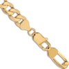 Thumbnail Image 3 of Solid Flat Figaro Chain Necklace 14K Yellow Gold 22" 7.5mm