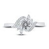 Thumbnail Image 4 of Diamond Engagement Ring 5/8 ct tw Round/Marquise 14K White Gold
