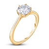 Thumbnail Image 2 of Diamond Cathedral Solitaire Engagement Ring 1-1/2 ct tw Round 14K Yellow Gold (I2/I)