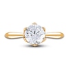 Thumbnail Image 3 of Diamond Cathedral Solitaire Engagement Ring 1-1/2 ct tw Round 14K Yellow Gold (I2/I)