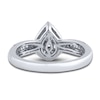 Thumbnail Image 3 of Diamond Engagement Ring 1/3 ct tw Round/Baguette 14K White Gold