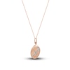 Thumbnail Image 2 of Diamond Sagittarius Zodiac Pendant Necklace 1/10 ct tw Round 14K Rose Gold