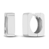 Thumbnail Image 1 of Square Huggie Earrings 14K White Gold