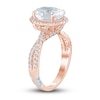Thumbnail Image 2 of Pnina Tornai Lab-Grown Diamond Engagement Ring 3 ct tw Oval/Round 14K Rose Gold