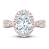 Thumbnail Image 3 of Pnina Tornai Lab-Grown Diamond Engagement Ring 3 ct tw Oval/Round 14K Rose Gold