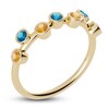 Thumbnail Image 2 of Juliette Maison Natural Citrine & Natural Blue Zircon Ring 10K Yellow Gold