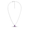 Thumbnail Image 2 of Juliette Maison Natural Amethyst Pendant Necklace 10K White Gold