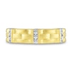 Thumbnail Image 2 of Men's Diamond Wedding Band 1/5 ct tw Round 14K Two-Tone Gold