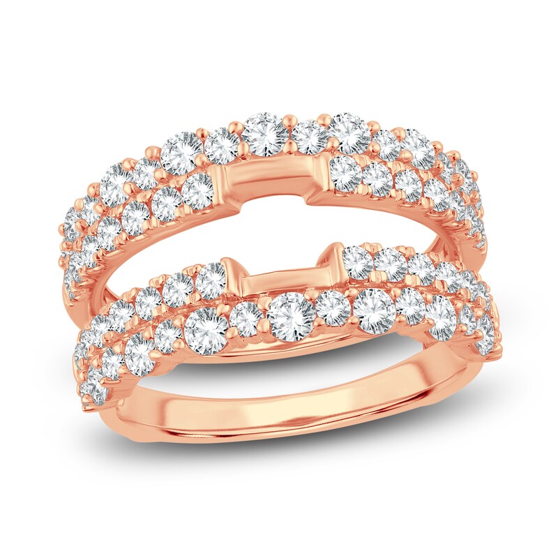 Main Image 1 of Lab-Grown Diamond Enhancer Band 1-1/2 ct tw Round 14K Rose Gold