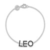 Thumbnail Image 1 of Juliette Maison Black Diamond Station Name Bracelet 7/8 ct tw Round 10K White Gold