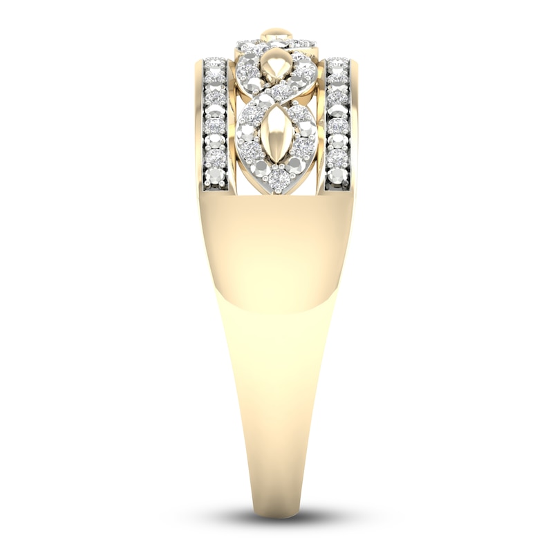 Main Image 3 of Diamond Wedding Band 1/8 ct tw Round 14K Yellow Gold