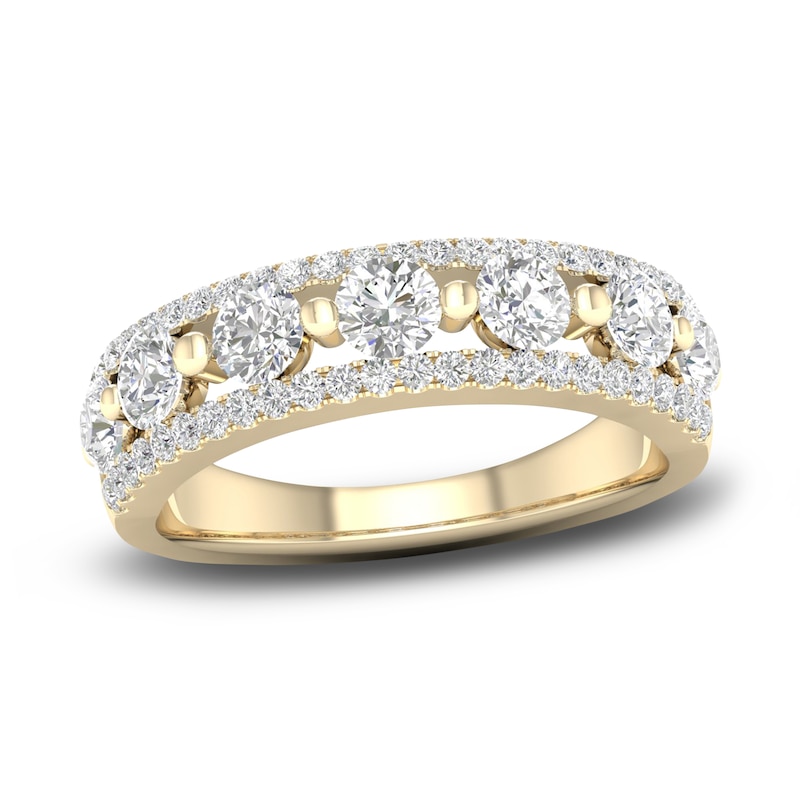 Main Image 1 of Diamond Anniversary Band 7/8 ct tw Round 14K Yellow Gold