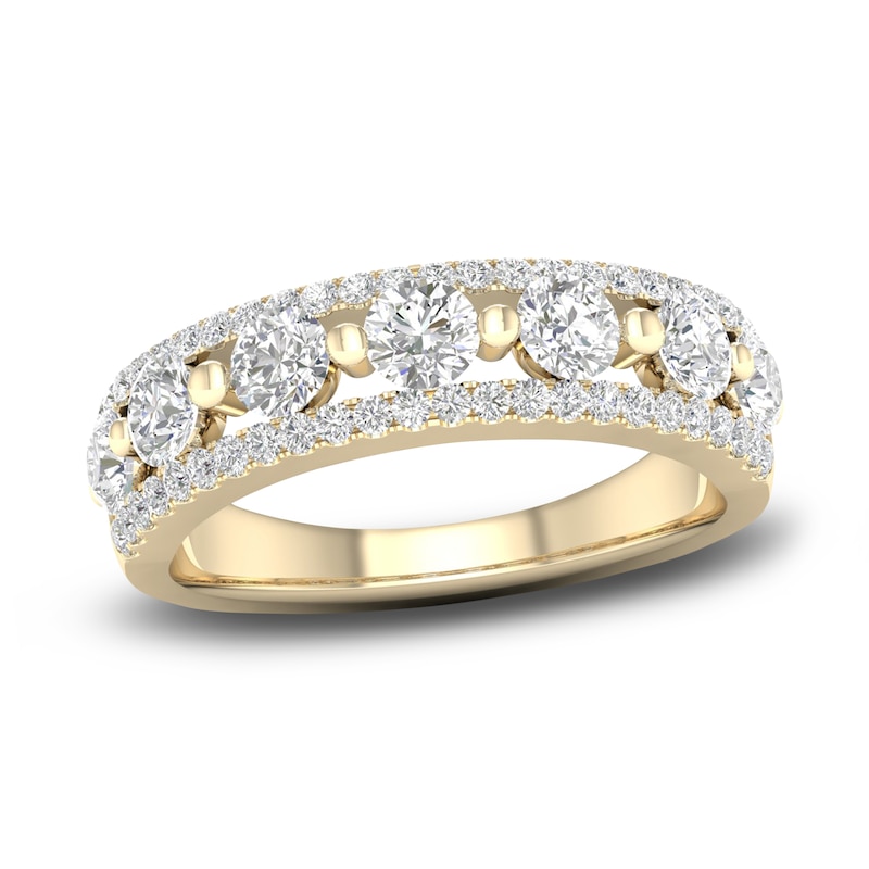 Diamond Anniversary Band 7/8 ct tw Round 14K Yellow Gold