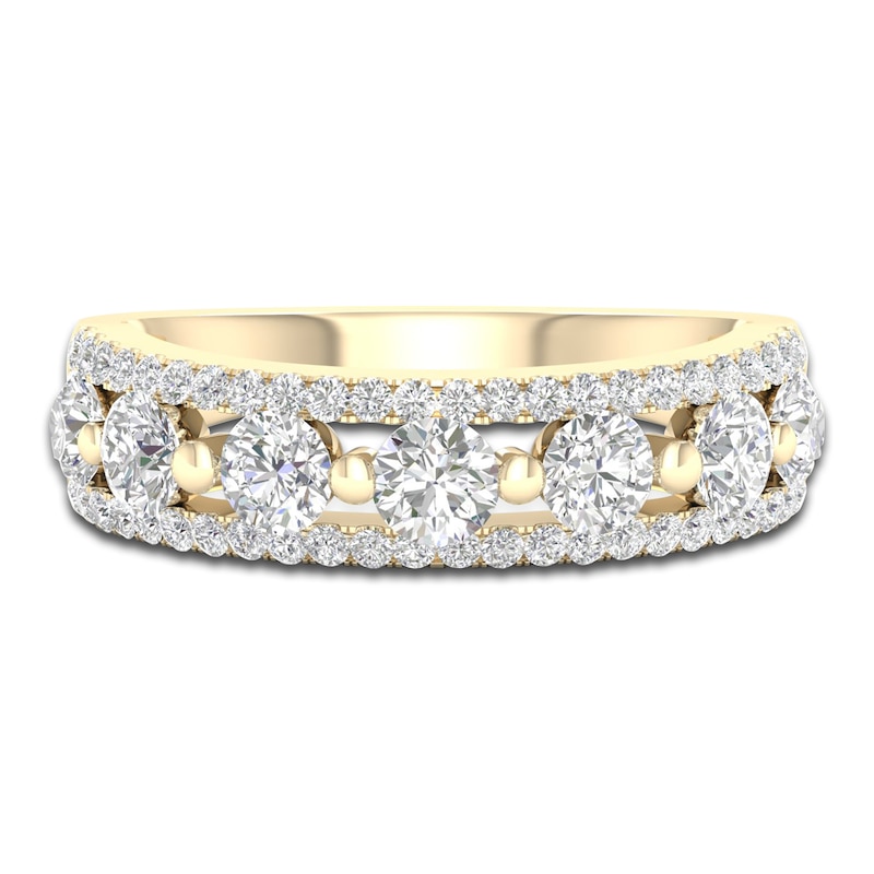 Main Image 5 of Diamond Anniversary Band 7/8 ct tw Round 14K Yellow Gold