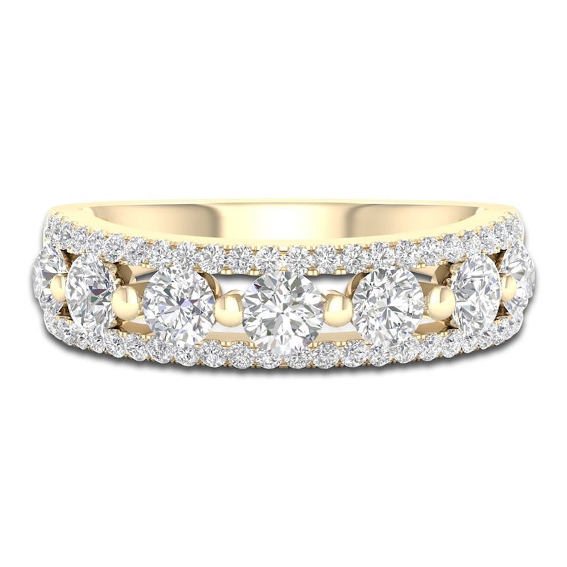 Diamond Anniversary Band 7/8 ct tw Round 14K Yellow Gold