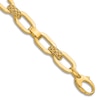 Thumbnail Image 1 of High-Polish Oval Link Bracelet 14K Yellow Gold 7.5"