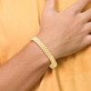 Thumbnail Image 4 of Men's Semi-Solid High-Polish Link Bracelet 14K Yellow Gold 8"