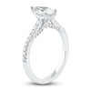 Thumbnail Image 2 of Diamond Engagement Ring 1-1/3 ct tw Pear/Round Platinum