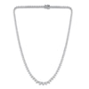 Thumbnail Image 1 of Diamond Tennis Necklace 3 ct tw Round 14K White Gold 17"