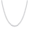 Thumbnail Image 2 of Diamond Tennis Necklace 3 ct tw Round 14K White Gold 17"