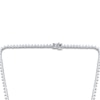 Thumbnail Image 3 of Diamond Tennis Necklace 3 ct tw Round 14K White Gold 17"